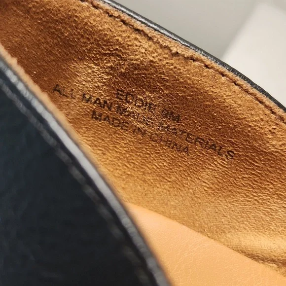 CYNTHIA ROWLEY SIZE 9 Elegant Black Leather Women's Shoes - Picture 8 of 12